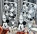For iPhone 5C Case - Disney Mickey Mouse Faces Soft TPU Black/Clear Transparent Rubber Silicone ULTRA THIN Slim Fitting Skin Cover (Apple iPhone 5C only)