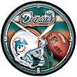 Miami Dolphins NFL Round Wall Clock by Wincraft