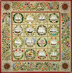 Quakertown Ladies of the Sea Quilt Applique 12 Pattern BOM Set