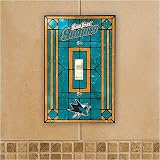 Memory Company San Jose Sharks Art Glass Light Switch Cover