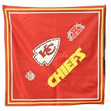 Kansas City Chiefs Jersey Style Bandanas (Measures 22" x 22")