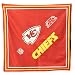 Kansas City Chiefs Jersey Style Bandanas (Measures 22 x 22)