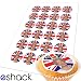 24 x Queen Elizabeth Diamond Jubilee Edible Cake Toppers Decorations
