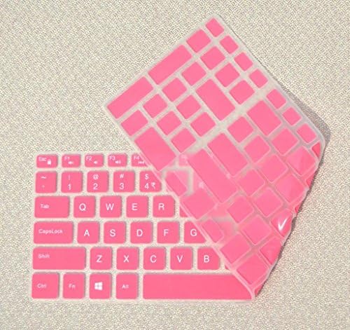 Bodu High Quality Silicone Keyboard Cover Protective Skin for Dell 15C,15CR,15MR,15M,15MD,M3541R,Inspiron 15-3541,15-3542,15-5547,15CR,5748 (Pink)