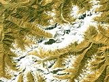  : Lentisite Nanga Parbat: Echt-3D-Darstellung des Nanga Parbats