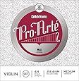 D'Addario J56 4/4M Pro-Arte Nylon violin Strings, Medium