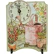 TimeWorks Vintage Garden Watering Can Pop Out Desk Clock
