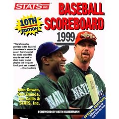 Stats 1999 Baseball Scoreboard (10th ed)