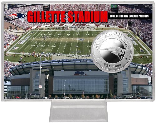 Highland Mint NFL New England Patriots Gillette Stadium Silver Coin Card