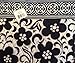 Vera Bradley Tote in Night & Day with Solid Black Interior