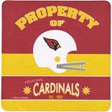 Arizona Cardinals Team Reflections "Property of Arizona Cardinals" Four Piece Foam Coaster Set