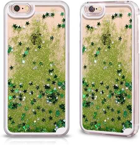 Green Liquid Glitter Case Cover for Apple iPhone 5c