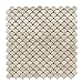 Crema Marfil Marble Polished Fan Mosaic Tile - 6