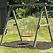 Super Spinner® Swing, FUN! Easy Install for Swing Set or Tree, Best Swing on the Planet! (Red)