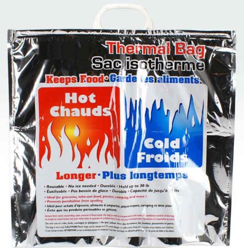 Pack of 10 Thermal Tote Bag, 13x7x15.75