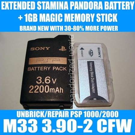 PSP Pandora Battery 1GB Sony Magic Memory Stick
