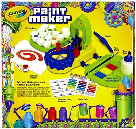 Crayola Paint Maker Set, Kids Mixing Paint to Creating There Own Paint Colors, Best Holiday Gift for Kids (paint maker)