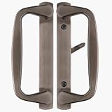 Aspen Zinc Die-Cast Sliding Glass Door Handle in Pewter Finish