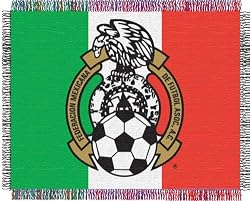 Mexico Home Field Advantage Woven Tapestry Throw Blanket - Soccer Fan Shop Sports Team Merchandise