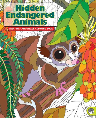 Hidden Endangered Animals Camouflage Coloring Book