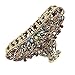 RED Austrian Crystal Bronze Metal Alloy Bow Hair Claws Clips Pins #7821