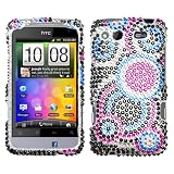 Bubble Diamante Protector Cover for HTC Salsa