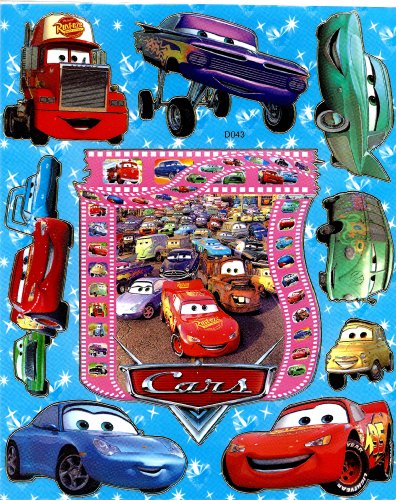 Cars The WHOLE GANG Disney Pixar Movie Sticker 