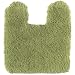 Shaw Living Sassy Shag Nylon Contour Bath Rug, Kiwi