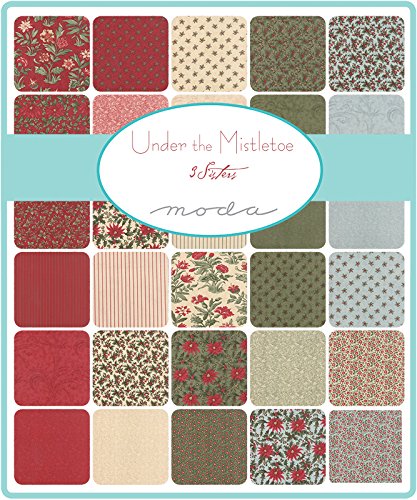Moda UNDER THE MISTLETOE Layer Cake 10