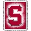 Northwest Stanford Cardinal Triple Woven Decorative Throw 48X60 48X60