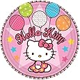 Amscan Hello Kitty Balloon Dreams 7" Paper Plates, 8-Count