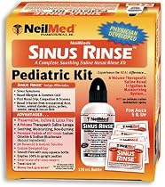 Neilmed's Sinus Rinse, Pediatric, Complete Saline Nasal Rinse Kit