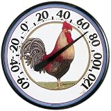 Chaney Instruments Acu-Rite 01733 12.5-inch Rooster Thermometer