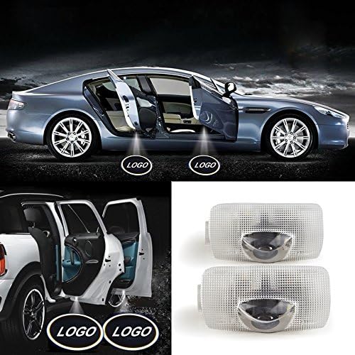 Ruicer US Stock LED Car Door Shadow Projection Lamp Welcome Light Laser Emblem Logo Lamps for Toyota 2pcs