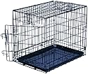 General Cage Premium Folding 200 Series Pet Crate w plastic pan, 24" W x 35"D x 27.25" H, Black Epoxy Finish