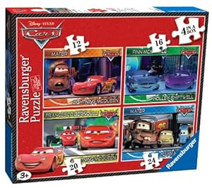 Ravensburger - 07259 0 - Cars. Puzzle 4 In A Box