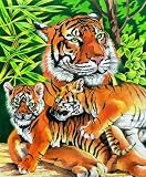 Eigenschaften Mammut A30PPCN1 / Tigerfamilie - Malen nach Zahlen mit Buntstiften