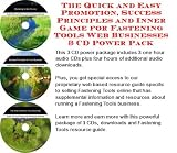 The Quick and Easy Promotion, Success Principles and Inner Game for Fastening Tools Web Businesses 3 CD Power Pack