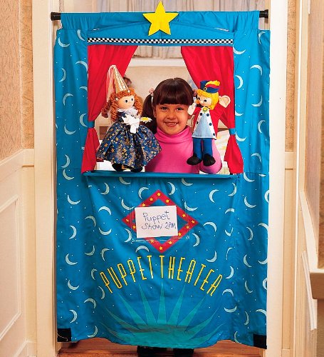 Durable Cotton Twill Doorway Puppet Theater