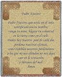 Lord's Prayer Spanish Throw - 70 x 54 Blanket/Throw
