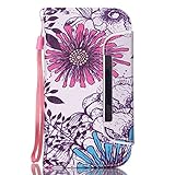 UNEXTATI Galaxy S4 Mini ケース 手帳型ケース 2 in 1 高級PUレザー 耐衝撃 全面保護 Samsung Galaxy S4 Mini ケース カバー Case紫色, P2