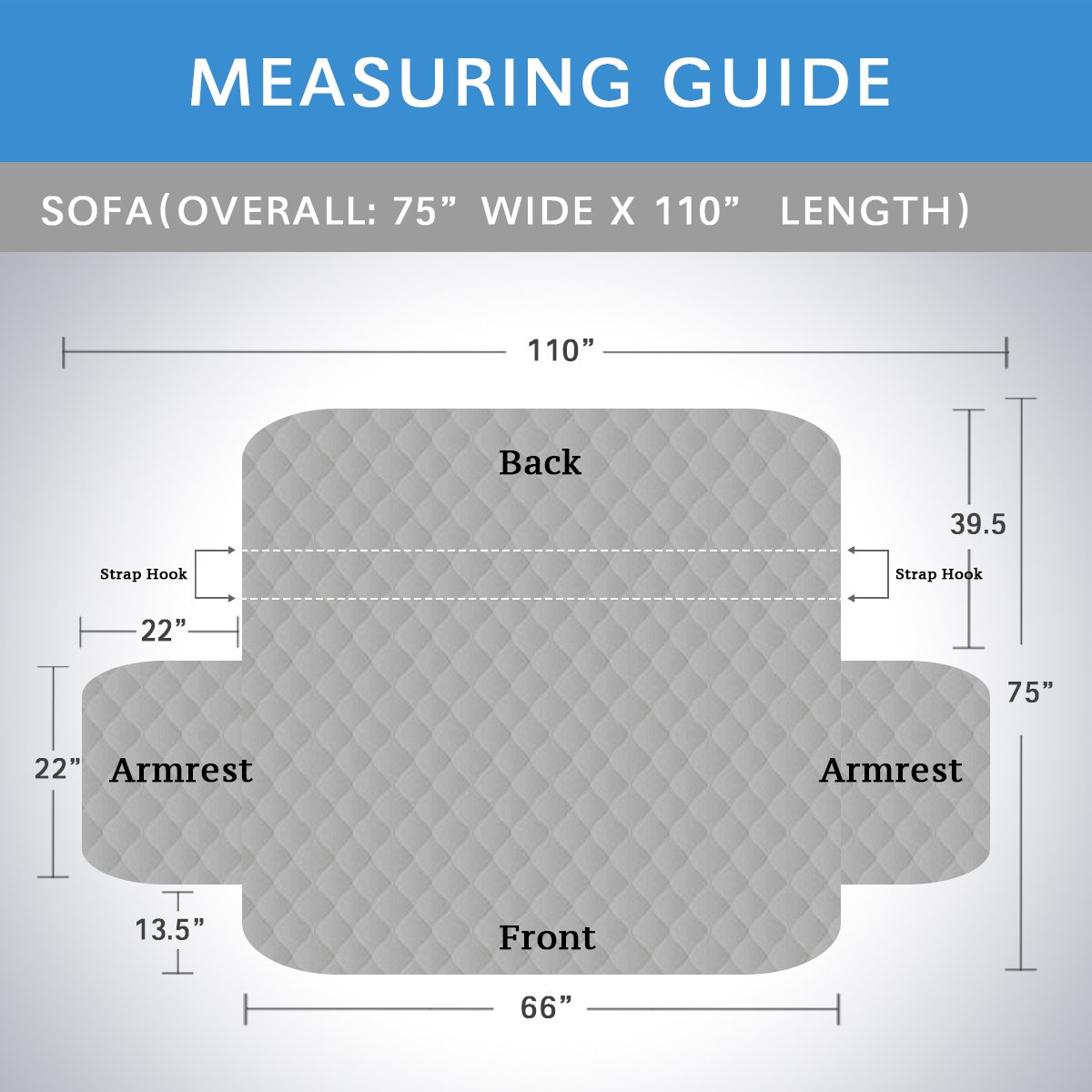 H.VERSAILTEX Pet Friendly Reversible Plush Faux Suede Furniture