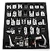 1 X MECO(TM) 32pcs Domestic Sewing Machine Presser Foot Set For Janome Brother Singer NewHome