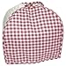 Gingham Burgundy 2 Slice Toaster Appliance Cover