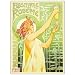 Trademark V8010-C1824GG Absinthe Robette by Privat Livemont- 18x24 Canvas Art