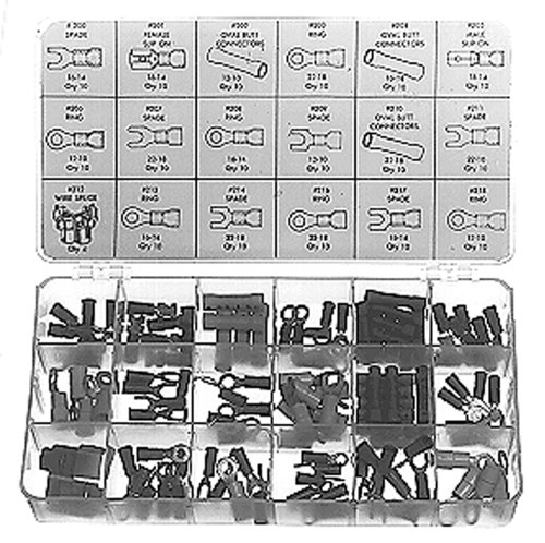 Maxpower 22 175-Piece Assortment Of Solderless Terminals And Connectors