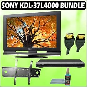 Sony Bravia L Series KDL 37L4000 37 inch 720P LCD HDTV + Sony DVD Player w/ Wall Mount Accessory Kit Sony Bravia L-Series KDL-37L4000 37-inch 720P LCD HDTV + Sony DVD Player w/ Wall Mount Accessory Kit