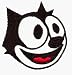 Search : Felix the Cat - Smiling Felix's Face - Embroidered Iron On or Sew On Patch