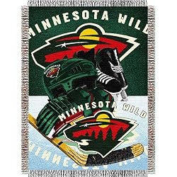 Minnesota Wild NHL Woven Tapestry Throw Blanket (48x60")"