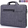 Laptop Bag For 15.6 Inch Laptop, BRINCH&reg; Multi-functional Suit Fabric Portable Laptop Carrying Bag / Shoulder Laptop Bag / Laptop messenger bag / Notebook Computer Sleeve Case Bag Handbag for 15-15.6 Inch Laptop / Tablet / Macbook / Notebook,Grey